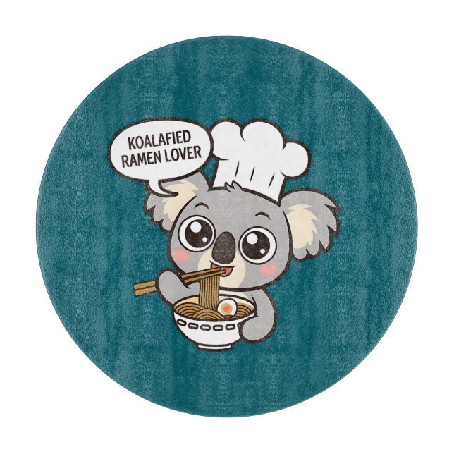 Cute Koala njuter av Ramen (Framsidan)