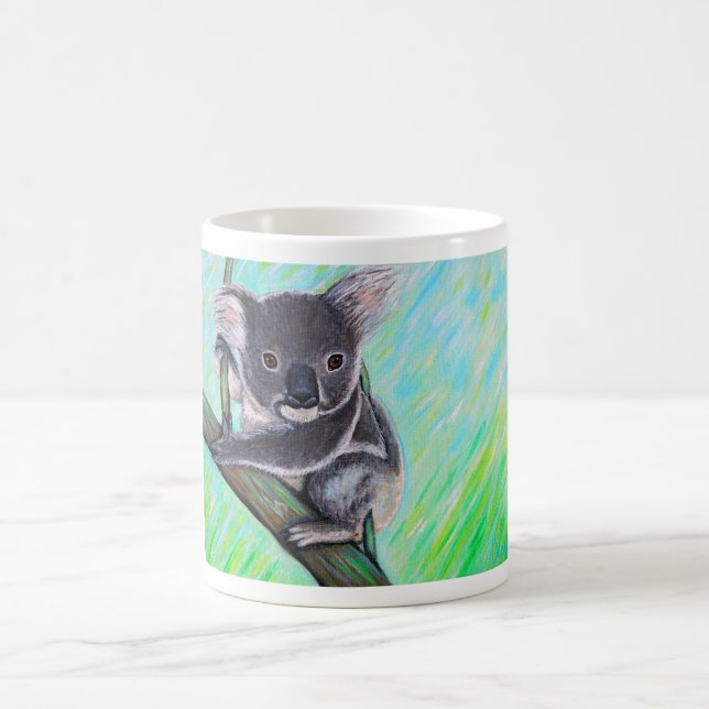Cute Koala Painting Kaffemugg (Center)