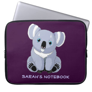 Cute Koala Personlig Laptop Sleeve
