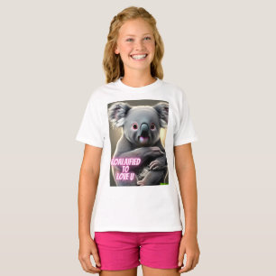 Cute Koala Sitta citat Koalafierad till Kärlek You T Shirt