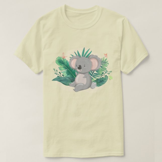 Cute Koala T-Shirt (Design framsida)