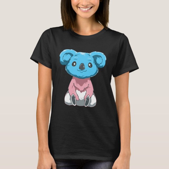 Cute Koala Transgender T Shirt (Framsida)