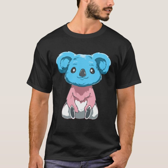 Cute Koala Transgender T Shirt (Framsida)