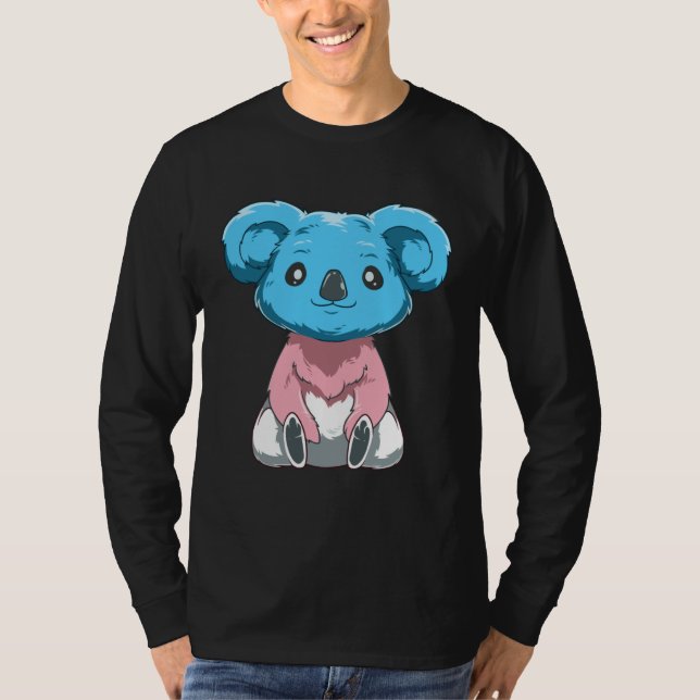 Cute Koala Transgender T Shirt (Framsida)