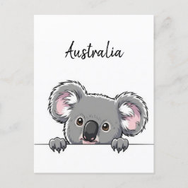 Cute Koala Travel Vykort