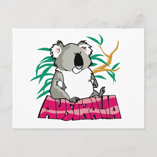 Cute Koala Vykort (Framsida)
