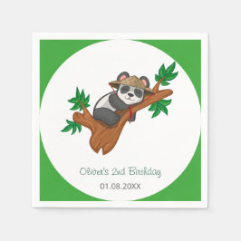 Cute Koala Wild Animal Jungle Kids Birthday Party Pappersservett