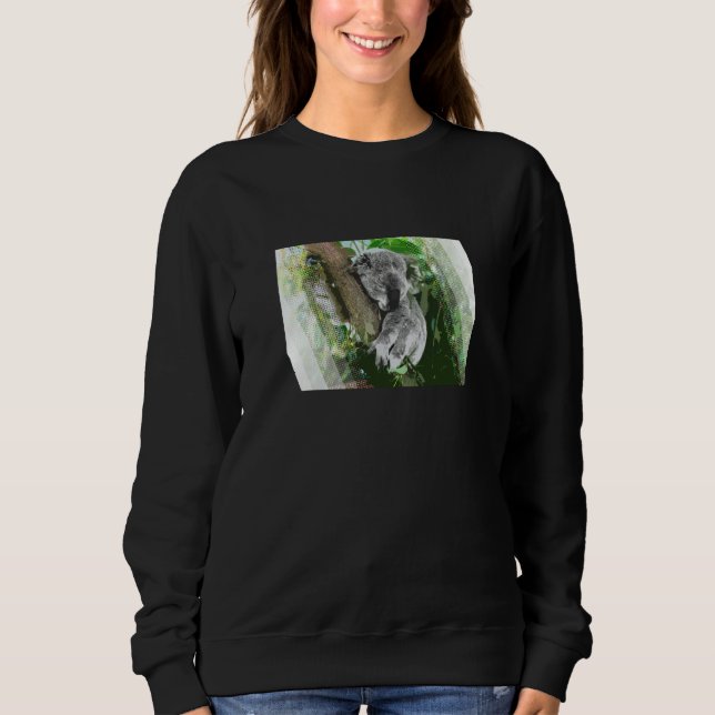 Cute koala wild animal photo Australia T Shirt (Framsida)