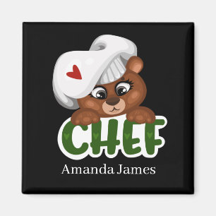 Cute-kobjörn, lägg till namn magnet
