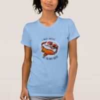 Cute Koi Carp I behöver kaffe som fisk som behöver