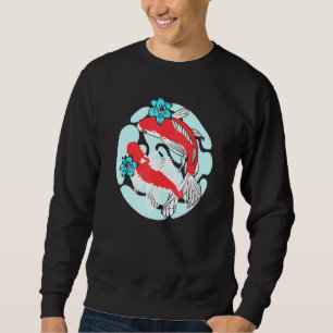 Cute Koi Fish par Koi Cute Fish Pond Lång Ärmad Tröja