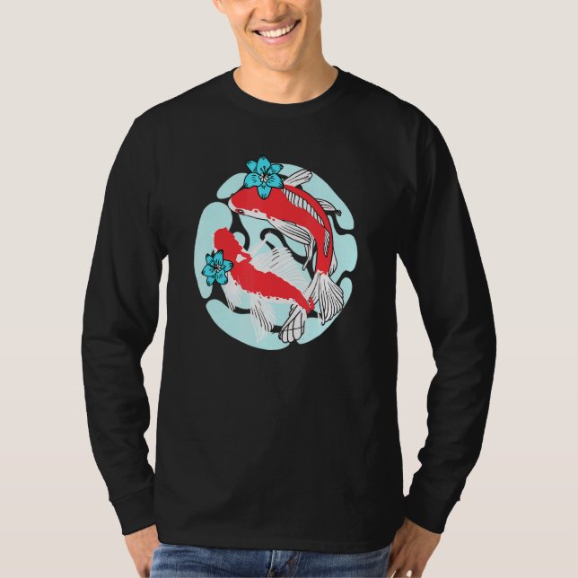 Cute Koi Fish par Koi Cute Fish Pond T Shirt (Framsida)
