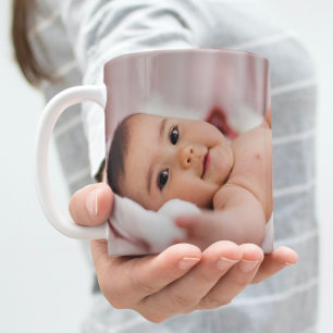 Cute kommer du att bli Godfader Baby Photo Baptism Kaffemugg