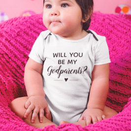 Cute, kommer du att bli mina gudföräldrar t shirt