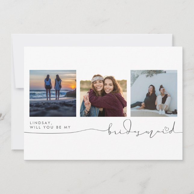 Cute kommer du att bli mina tre foto. (Framsida)