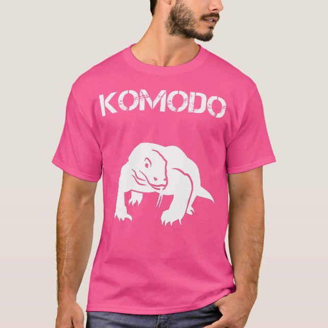 Cute Komodo Dragon T Shirt (Framsida)