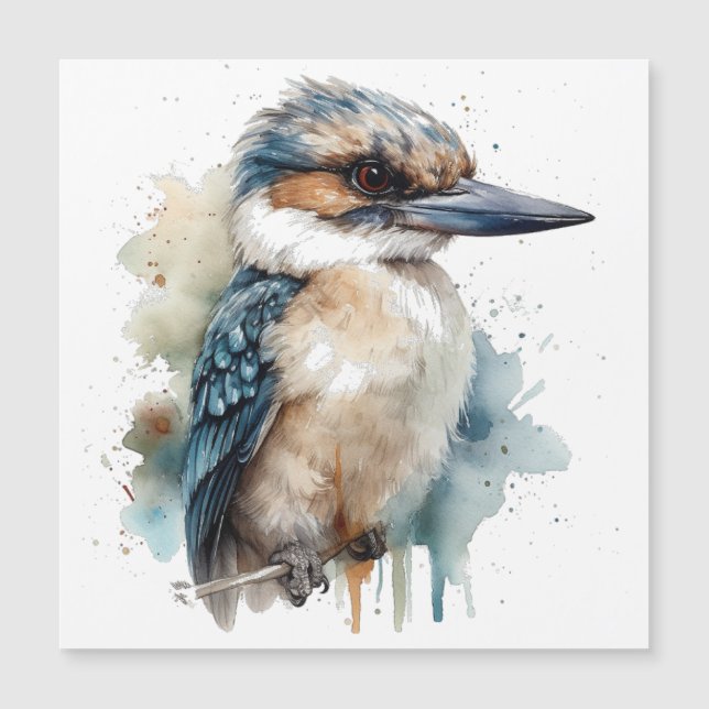 Cute Kookaburra på Gren (Framsida)