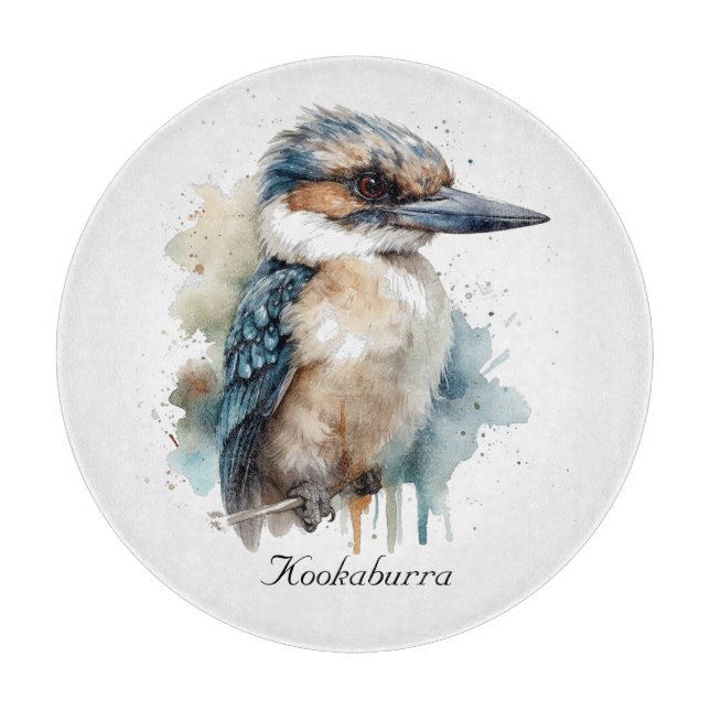 Cute Kookaburra på Gren, anpassningsbar (Framsidan)