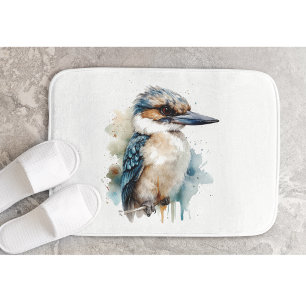 Cute Kookaburra på Gren, anpassningsbar Badrumsmatta