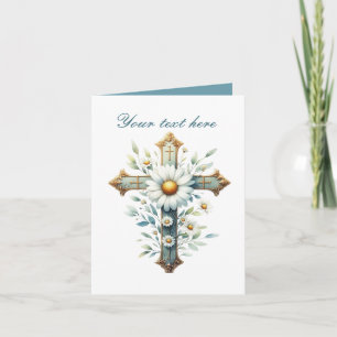 Cute Kor med ro anpassade Card Kort