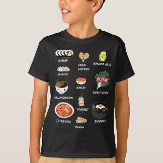 Cute Korean Food , Bibimbap och koreanska estetisk T Shirt
