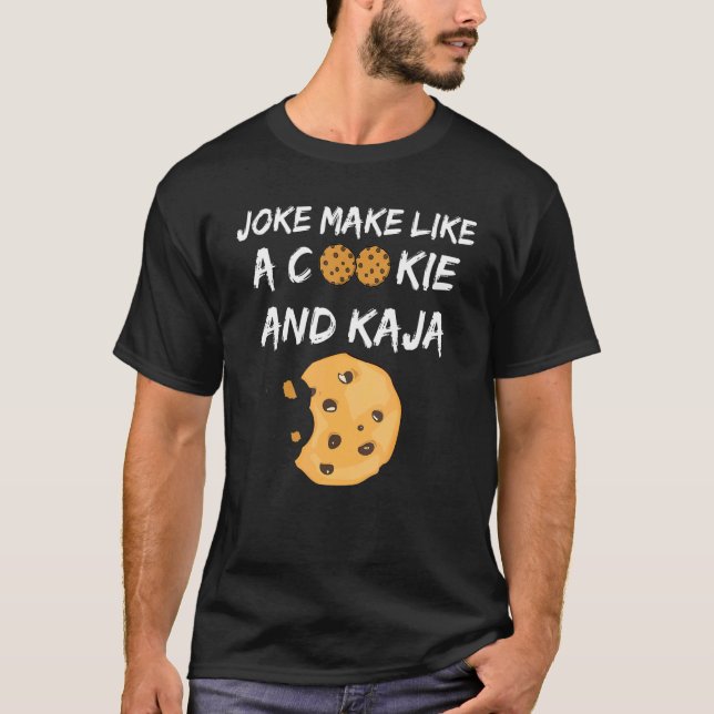 Cute Korean Language Joke Make Like a Cookie and K T Shirt (Framsida)