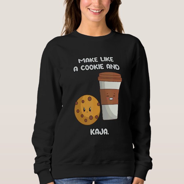 Cute Korean Language Joke Make Like a Cookie and K T Shirt (Framsida)