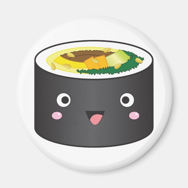 Cute koreansk Gimbap Magnet (Framsidan)
