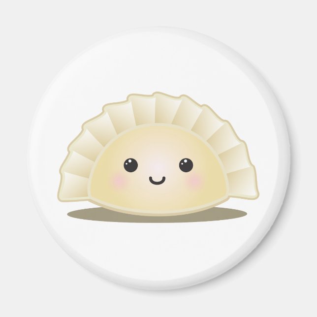 Cute Koreansk Mandu Magnet (Framsidan)