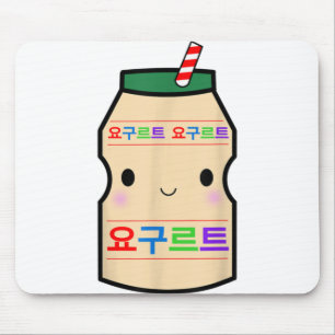 Cute Koreansk Yogurt Drink Shirt Kpop Koreansk Dra Musmatta