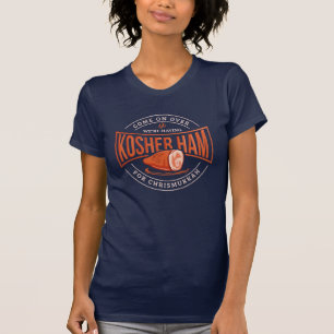 Cute Kosher Ham for Chrismukkah Hanukkah Graphic T Shirt