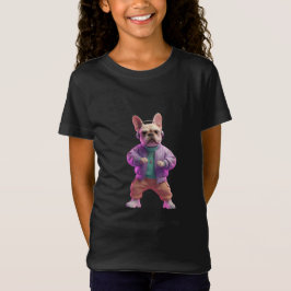 Cute Kpop Bulldog Dancer Anime Graphic T-Shirt