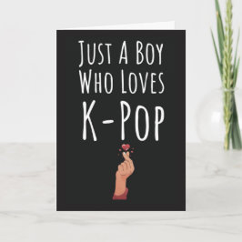 Cute Kpop-kort för Boys K-popup Kort