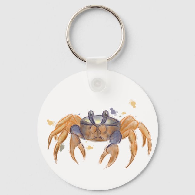 Cute krabba teckning nyckelring (Framsida)