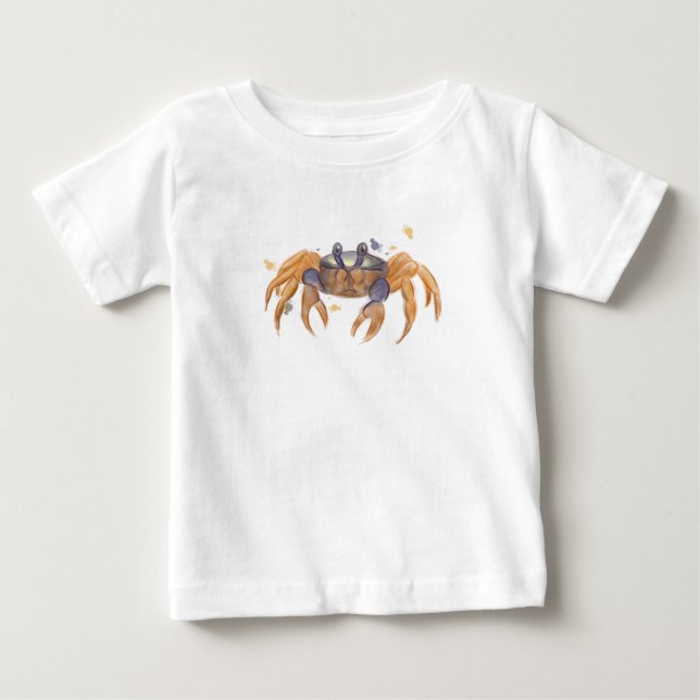 Cute krabba teckning t shirt (Framsida)