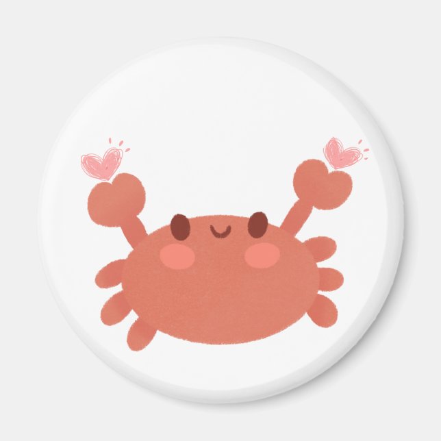 Cute krabbmagnet magnet (Framsidan)