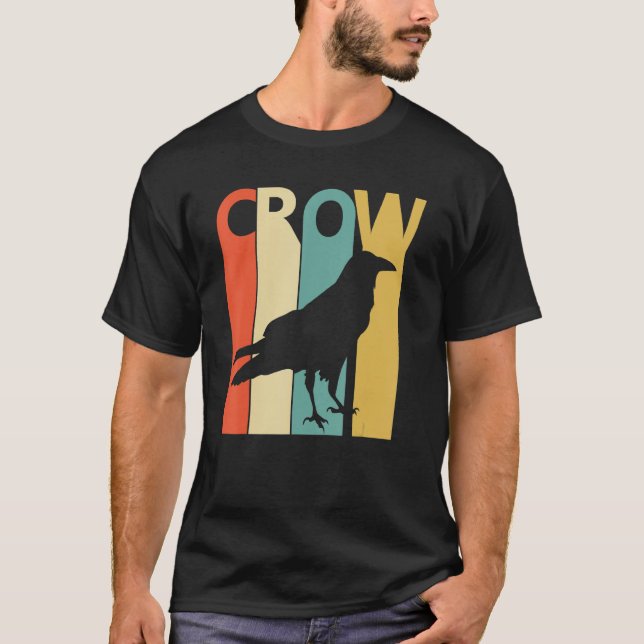 Cute Kråka Animal T Shirt (Framsida)