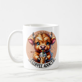 Cute kråka Coffee Addict Kaffemugg