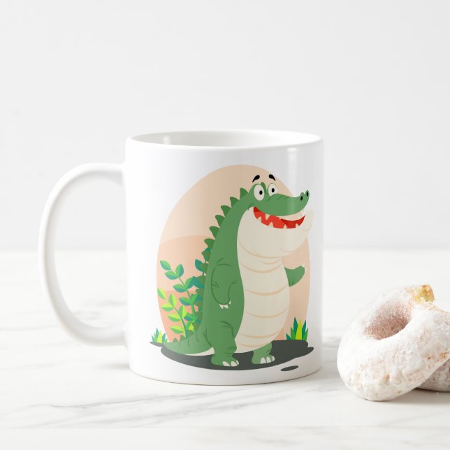 Cute krokodile kaffemugg (Med munk)