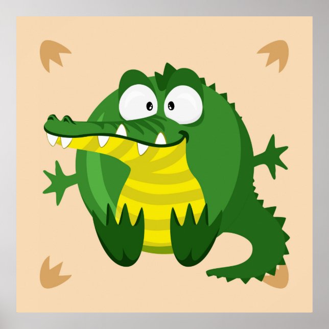 Cute krokodile poster (Framsidan)