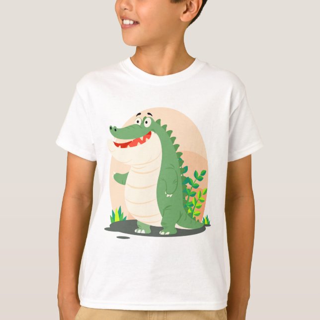 Cute krokodile t shirt (Framsida)
