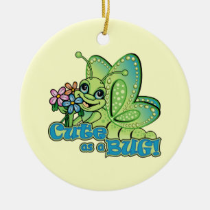 Cute Kryp Julgransprydnad Keramik