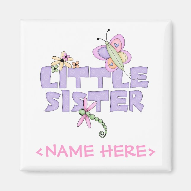 Cute Kryp Little Sister Magnet (Framsidan)