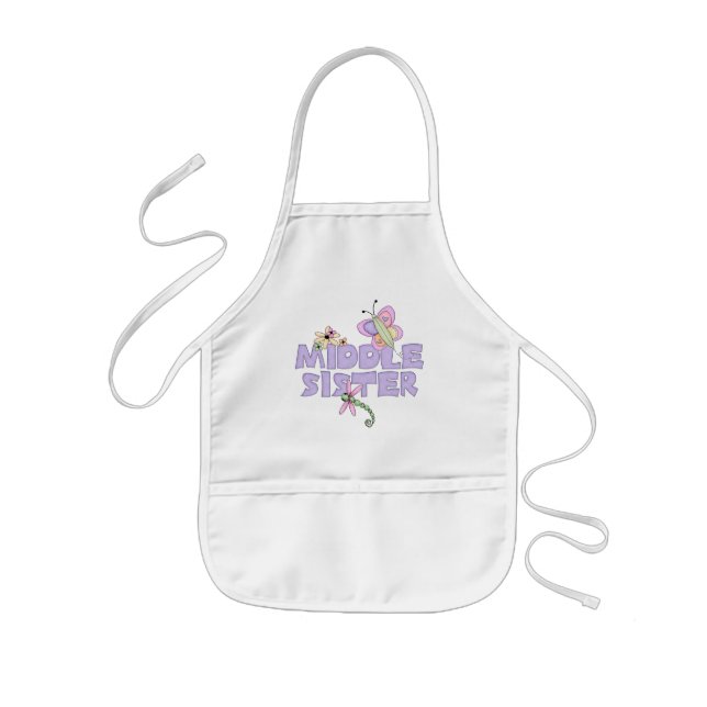 Cute Kryp Mittet Syster Apron Barnförkläde (Framsidan)
