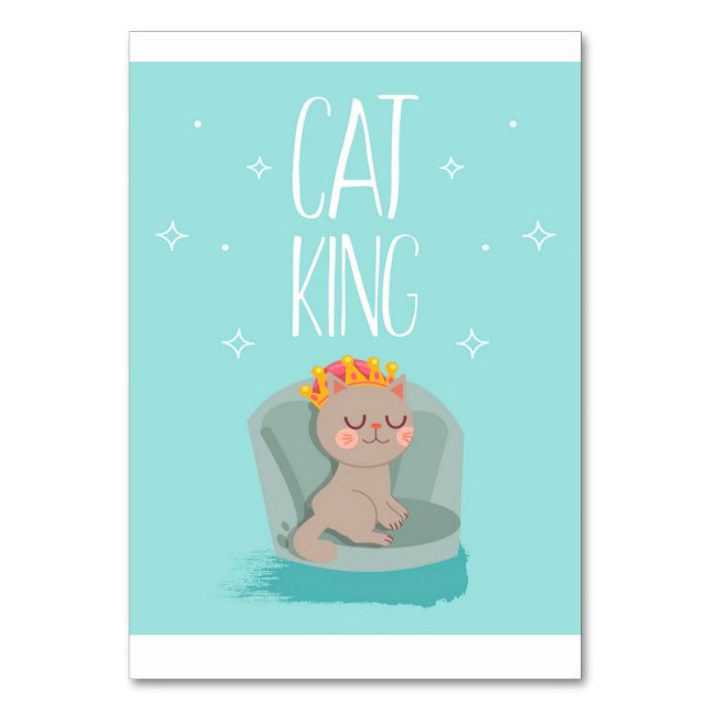 Cute Kung Cat, Cute Kitten Gift, Cat Lover Gift Bordsnummer (Framsidan)