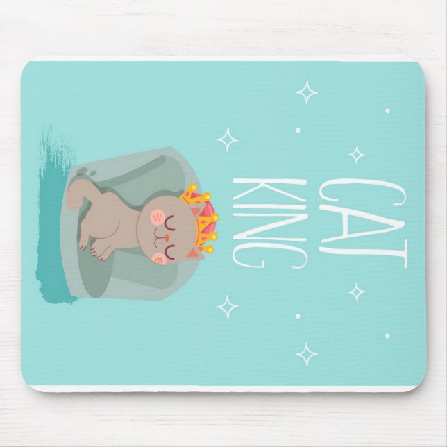 Cute Kung Cat, Cute Kitten Gift, Cat Lover Gift Musmatta (Framsidan)