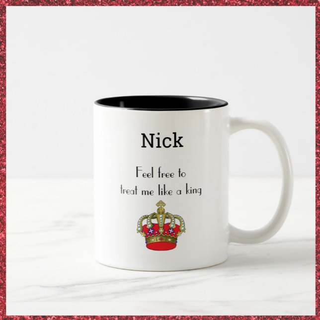 Cute Kung FUNNY Quote Two-Tone Coffee Mugg (Skapare uppladdad)