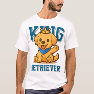 Cute Kung Golden Retriever Unisex Man Woman Clothe T Shirt