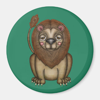 Cute Kung i Beasterna Lejona Magnet