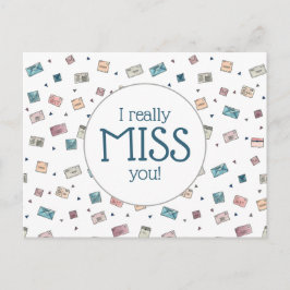 Cute-kuvert Verkligen miss You Teacher Vykort